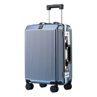 卡帝乐鳄鱼 行李箱20寸可登机拉杆旅行箱男24寸耐用密码皮箱子