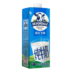 德运 全脂纯牛奶