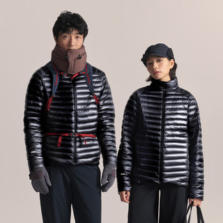 京东京造超细排骨架【鹅绒服】户外轻薄羽绒服男女外套冬立领 曜石黑 XL 曜石黑立领 XL (180/100A)