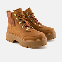 添柏岚(Timberland)【增高5CM】女鞋高帮靴户外休闲皮革|A42P8 A42P8EM7/铁锈色 37