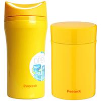 Peacock 孔雀 316不锈钢保温杯350ml +焖烧杯400ml