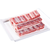 羊小柒 宁夏滩羊肉 生鲜 国产草原羔羊排新鲜羊肋排烧烤火锅食材清真 羔羊条排1000g