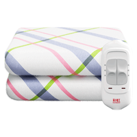 南极人 彩虹（RAINBOW）电热毯  双温双控 长1.8米宽1.5米 无纺布