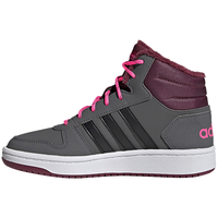 adidas/阿迪达斯 耐磨 中大童篮球鞋 灰/黑 28