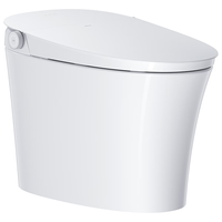 恒洁(HEGII)智能马桶Qs35 脚感翻盖翻圈不限水压智能坐便器HCE892A01-400(S)