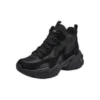 斯凯奇(Skechers)机能户外通勤高帮女士老爹鞋167587 全黑色BBK 36