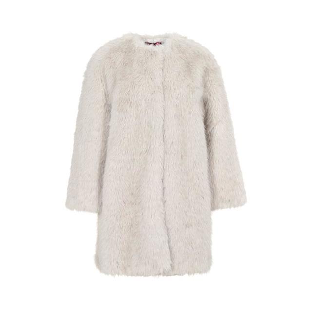 限尺码：Max Mara 女士毛绒中长款大衣外套