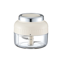 京东京造 蒜泥捣蒜器 打蒜器一拉成碎拉蒜器家用蒜蓉搅碎器加大拉环200ml