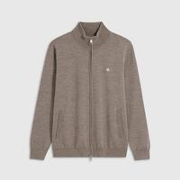布克兄弟 Brooks Brothers 男士25秋冬老钱风羊毛针织拉链外套