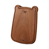 咚西整木菜板乌檀木抗菌防霉家用切菜板实木婴儿辅食双面案板水果砧板 【乌金檀木】大号 38*29.5*2.2cm