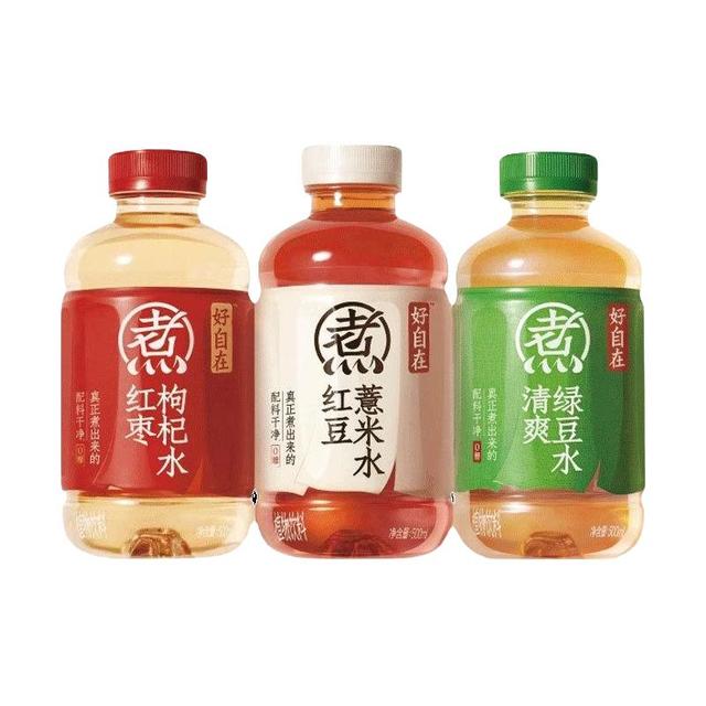 看球季、今日必买、88VIP：元气森林 好自在植物饮料组合装500ml×20瓶