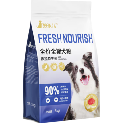 狼孩儿 狗粮10斤幼犬成犬金毛泰迪比熊拉布拉多小型中大型通用狗粮5kg