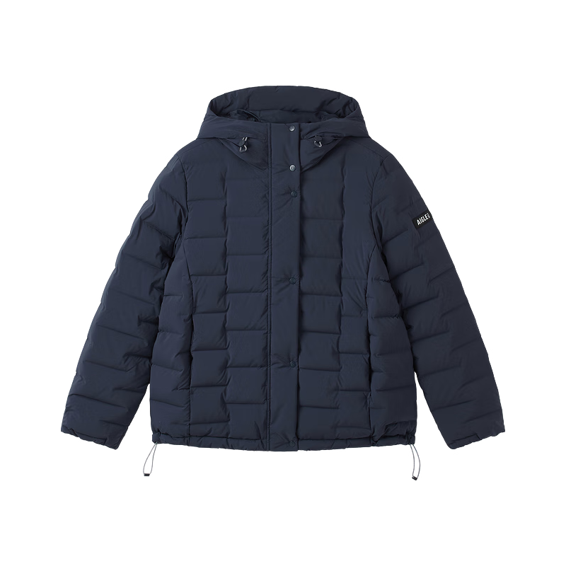 AIGLE【李沁同款】25年冬季新品艾高女GORE-TEX防风透汽90绒羽绒外套 帝国深蓝 BL391