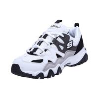 SKECHERS 斯凯奇 男女同款怪兽甜心小白鞋厚底增高休闲运动鞋老爹鞋99999693 白色/黑色/灰色WBGY 38.5