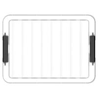 SPACEXPERT塑料收纳箱大号衣物儿童玩具收纳箱塑料整理箱书箱车载收纳箱 【透明16L】无轮三只装