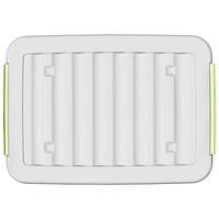  SPACEXPERT/空间专家 大容量 塑料收纳箱 轮  【绿色36L】有轮三只装 36升 3个