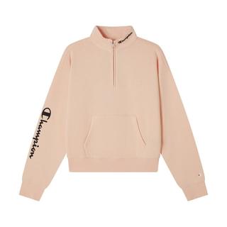 Champion 【品牌】秋冬加绒卫衣女侧袖立领套头Re-order系列