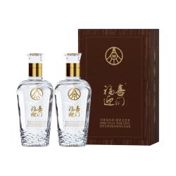 五粮液 股份出品 福喜迎门臻藏水晶 浓香型白酒 52度500mL*2瓶送礼双十一