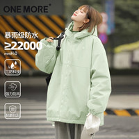 one more山系加绒棉服外套女秋冬季2025防水登山服工装夹克S