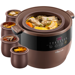 小熊 DDZ-B45Z1 电炖锅 4.5L 褐色