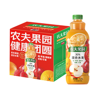 农夫山泉 NONGFU SPRING 农夫果园30%混合果蔬汁桃子凤梨苹果芒果橙汁整箱装