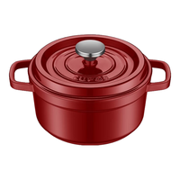 SUPOR 苏泊尔 经典系列 ET22MF01-R 炖锅(22cm、2.8L、铸铁、酒红色)