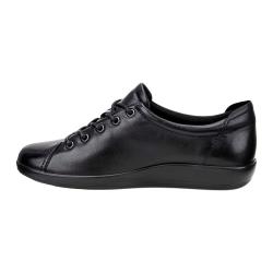 ecco 爱步 女士柔软2.0德比鞋Black With Black Sole, 37 EU