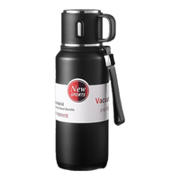  杯鑫格 茶水分离 保温杯 滤网 双盖  磨砂黑600ML一杯双盖免费刻字 501-600mL
