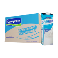 Conaprole 脱脂纯牛奶1L*12盒