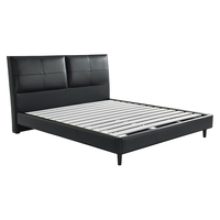 喜临门 头层牛皮高端主卧真皮床 布朗尼(星辰黑)+飞跃尊享3.0 1.5*2米 布朗尼+飞跃尊享3.0