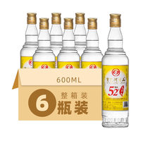 宝岛阿里山 纯粮酒 高粱酒  整箱装 浓香型 52%vol 600mL