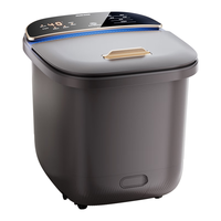 奥克斯泡脚桶按摩加热全自动足浴盆恒温电动洗脚桶足疗盆家用高深桶送爸爸父母长辈亲 顶配高深桶【蓝光杀菌+spa级按摩+水电分离】 足浴大礼包/水电分离/喷泉足浴/蓝光抑菌/记忆功能