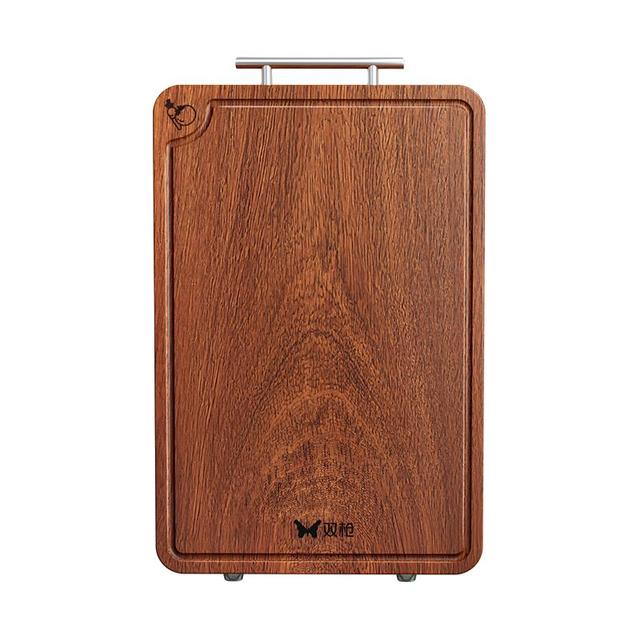 双枪 整木乌檀木切菜板