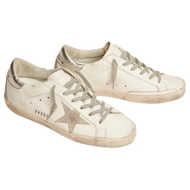 Golden Goose 男女鞋 Super-Star脏脏鞋经典内增高休闲板鞋