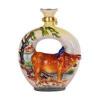 JINJIU 津酒 十二生肖牛纪念酒 60%vol 浓香型白酒 1500ml 单瓶装