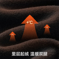 松山棉店保暖打底裤女可外穿弹力舒适显瘦秋冬黑色加厚瑜伽鲨鱼长秋裤子 黑色 均码 （95-130斤）
