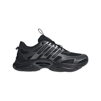 adidas「CLIMACOOL VENTTACK清风鞋」透气防滑跑步鞋男女阿迪达斯 黑色/灰色 42