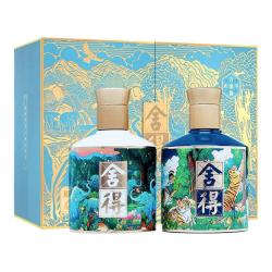 舍得 品味舍得 虎年万象新 52%vol 浓香型白酒 375ml*2瓶礼盒装