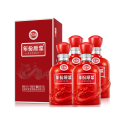 古井贡酒 年份原浆古16 浓香型白酒 50度 500mL*4瓶 方箱装 过节送礼