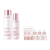CLARINS 娇韵诗 护肤套装(清透润白淡斑面膜晚霜50ml+清透润白淡斑焕亮乳液75ml+清透润白淡斑焕亮柔肤水200ml+透亮焕白淡斑精华30ml)