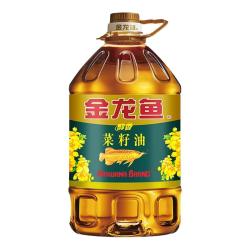 金龙鱼 淘金币：51.82  醇香菜籽油 5L 食用油