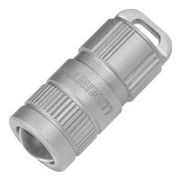 雷明兔EDC PIMI钥匙灯手电筒 TYPE-C充电灯超小迷你手电家用车用随身灯 【钛合金-喷砂】EDC PIMI