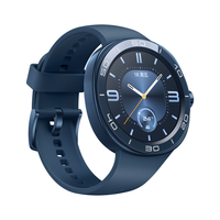 HUAWEI 华为 WATCH GT Cyber 时尚雅致款 智能手表 46mm 魅海蓝不锈钢表壳 蓝色橡胶表带（北斗、血氧、GPS）