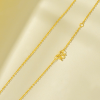 中银鑫行 黄金项链  O字链 约4.8g （AB款混发克重多退少补）