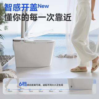 惠达 X08 翻圈翻盖 座圈加热 坑距400mm 智能坐便器