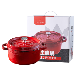 One's Member 珐琅铸铁锅 24cm 炖煮煲汤