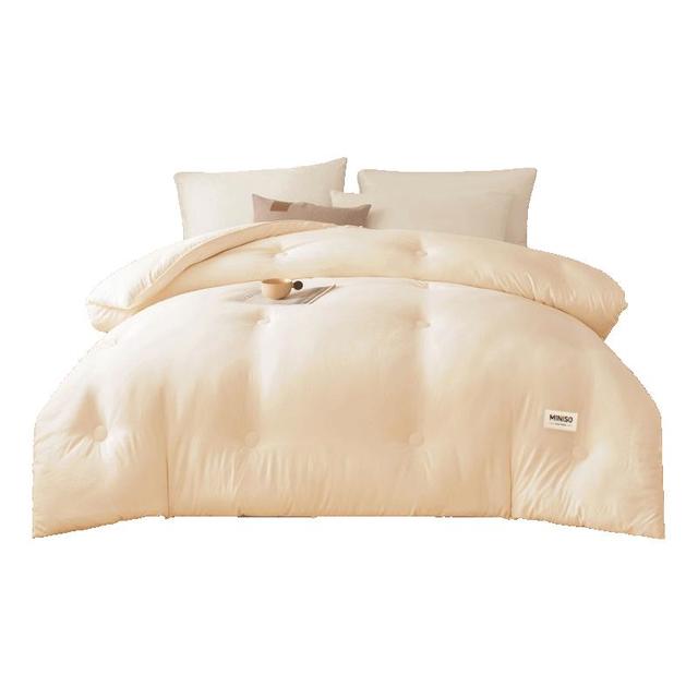 名创优品 亲肤抗菌大豆被子 秋冬被空调被芯棉被加厚冬被200x230cm6斤