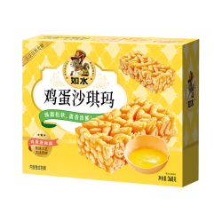 如水食品 鸡蛋沙琪玛 368g 368g/盒