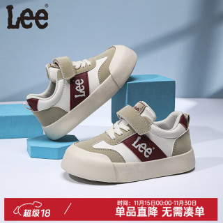  Lee/李 软底 儿童运动鞋  35 【脚长210mm】 米酒红