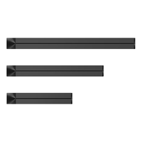 BULL 公牛 GN-GQ1+GN-GS10 轨道插座+五孔适配器*3 黑色 500mm 暗装款